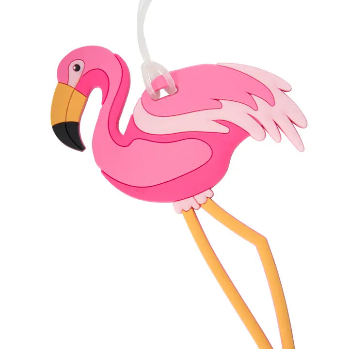Flamingo Silicone Luggage Tag