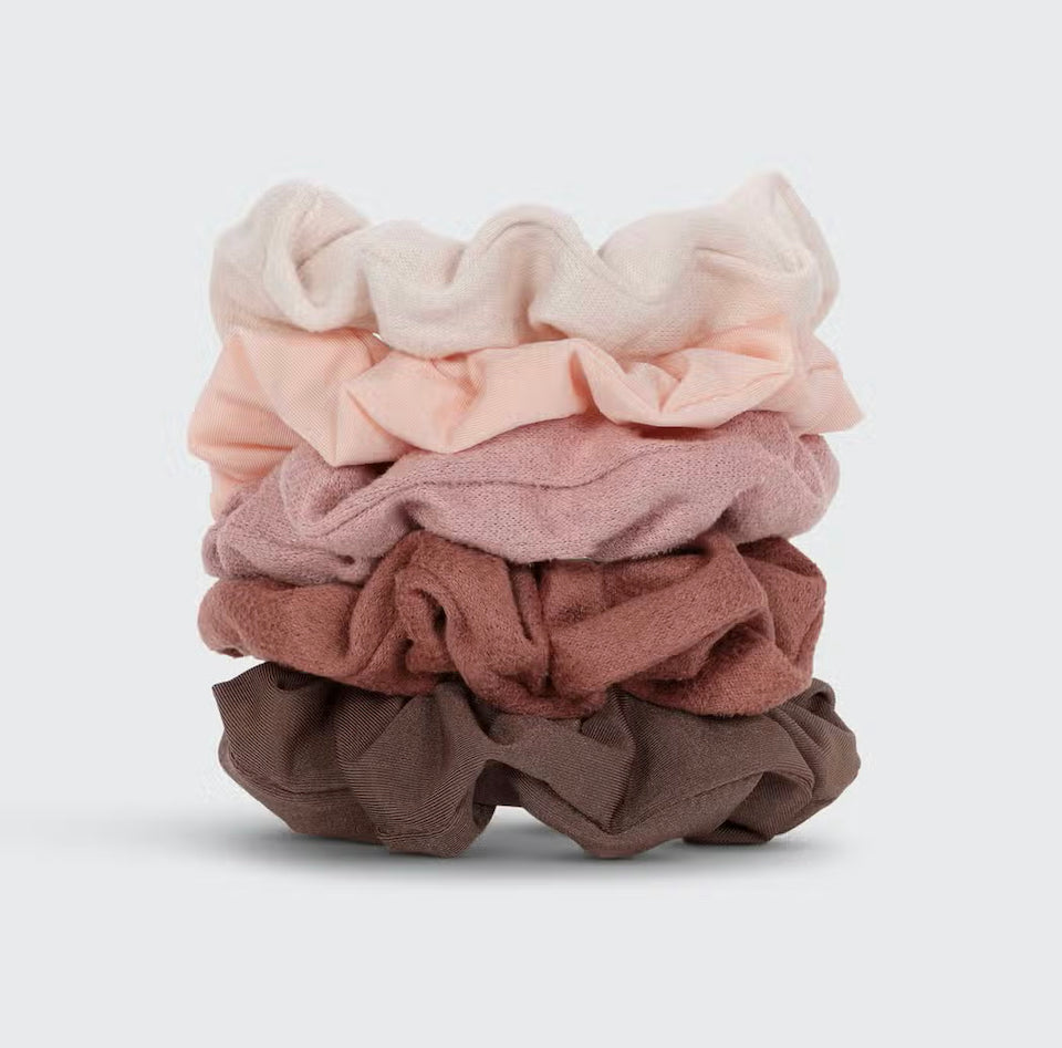 Assorted Textured Scrunchies