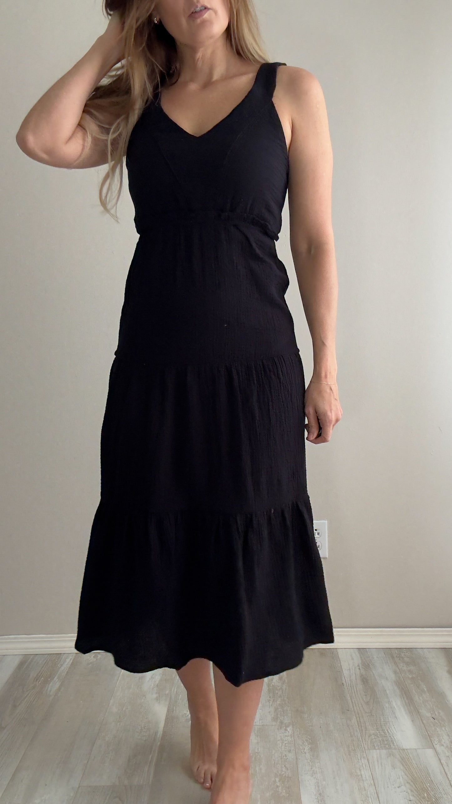 | Black Midi Dress