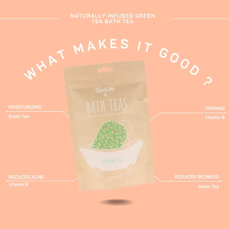 < Natural Infused Bath Green Tea