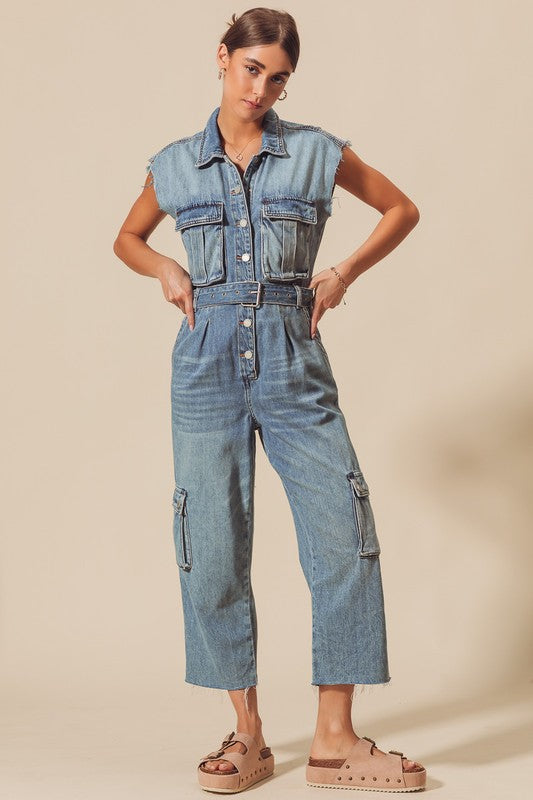 | Belted Cargo Overalls