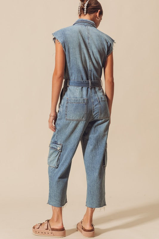 Belted Cargo Overalls