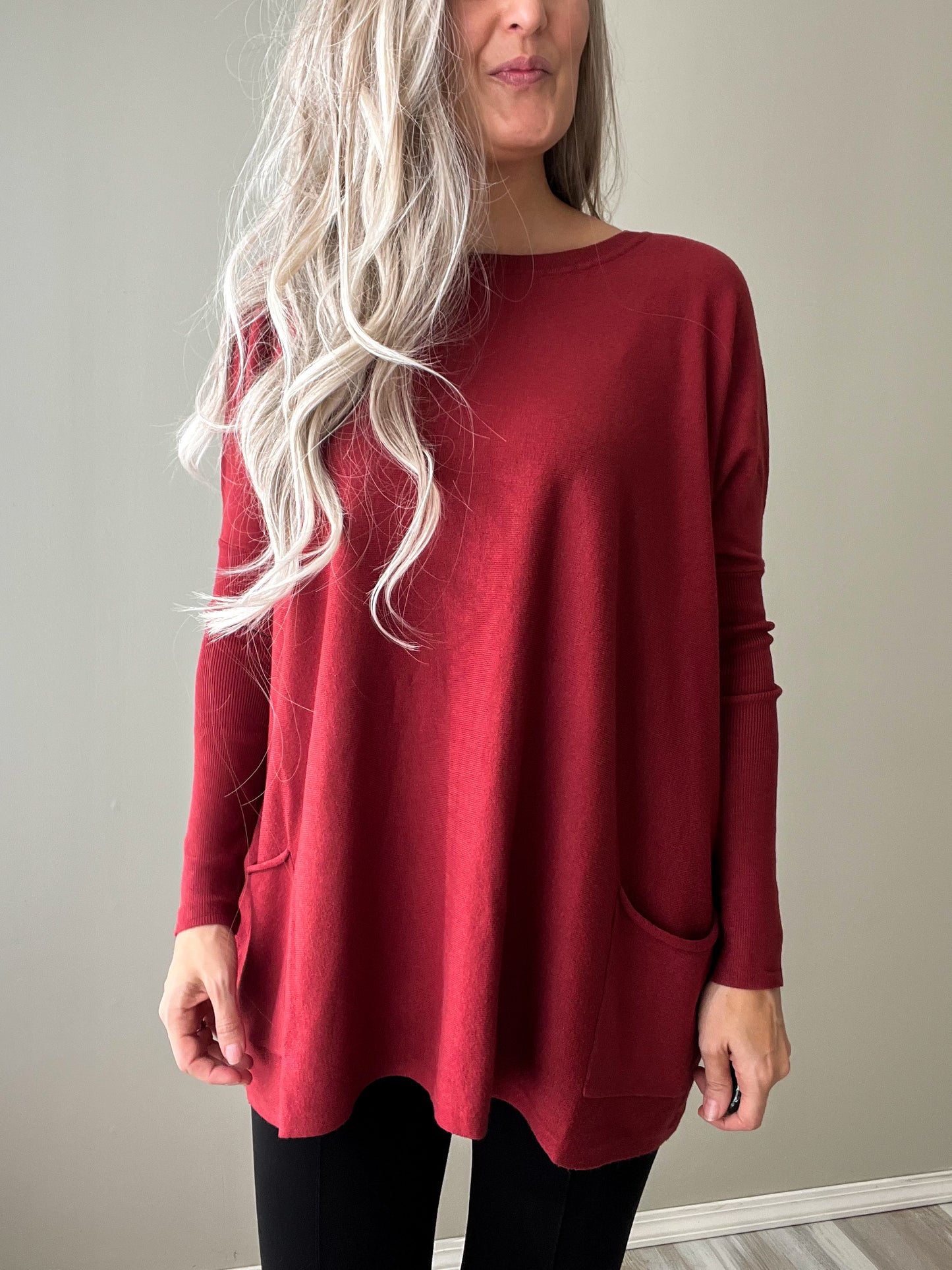 ^< Redwood Pocket Sweater