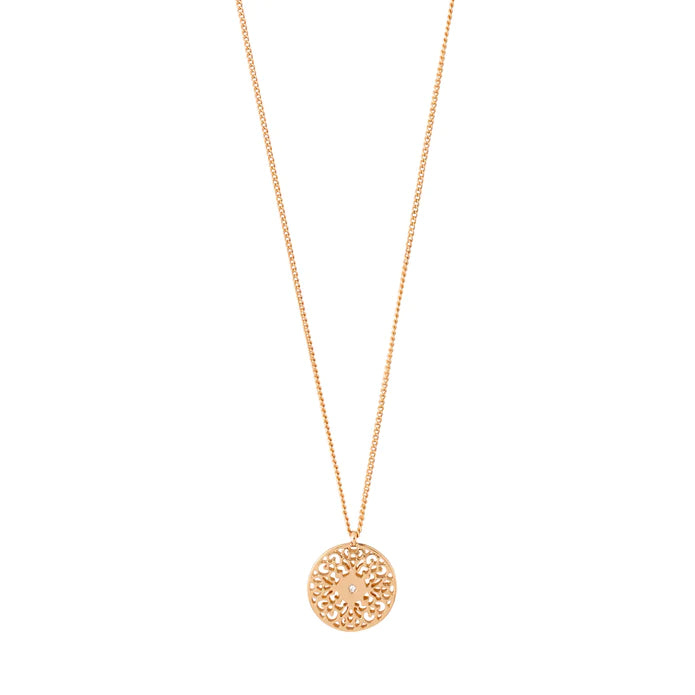 NECKLACE CAROL ROSE GOLD PLATED SKU 612134001