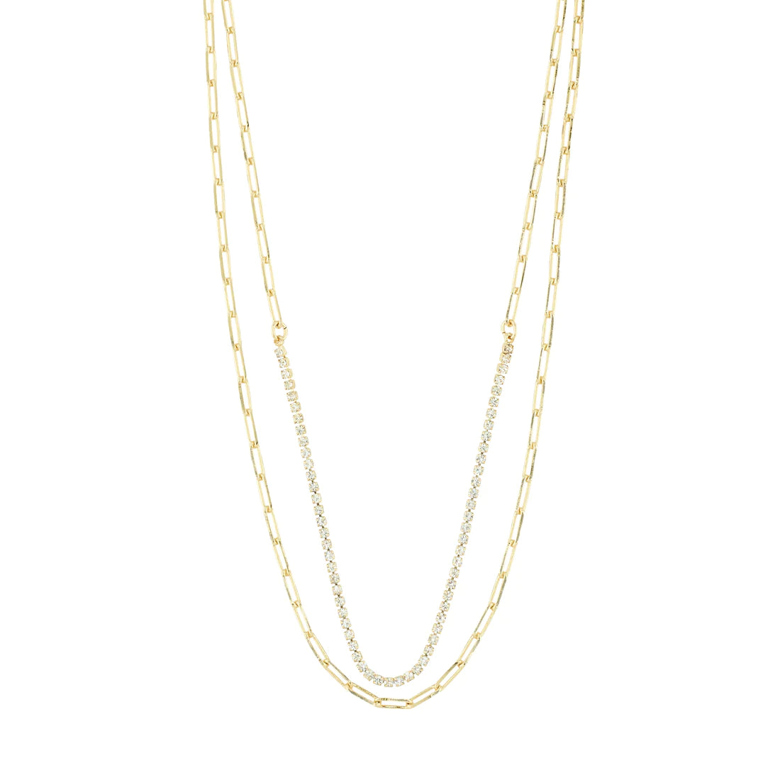 | Gold ROWAN RECYCLED NECKLACE 2-IN-1