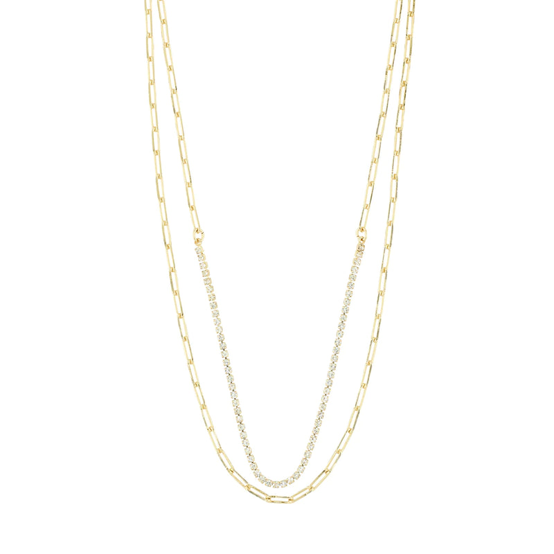 Gold ROWAN RECYCLED NECKLACE 2-IN-1