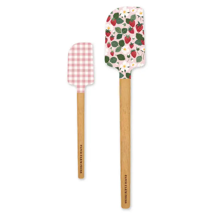 Strawberry Patch Silicone Kitchen Spatulas
