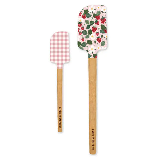 Strawberry Patch Silicone Kitchen Spatulas