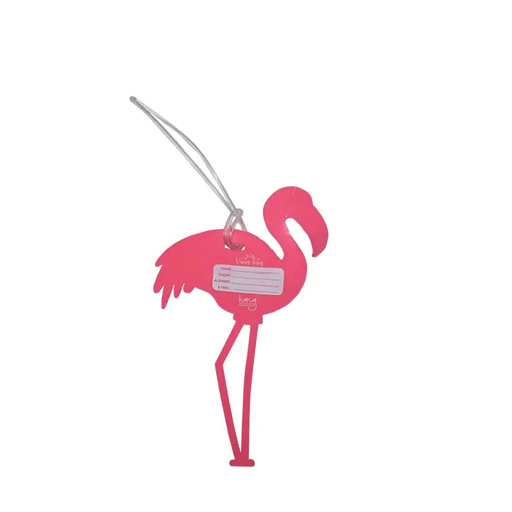 Flamingo Silicone Luggage Tag