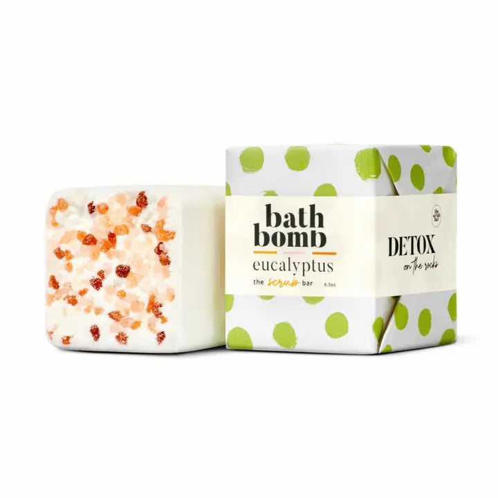 Eucalyptus Bath Bomb- Detox Bath Soak- Himalayan Salt