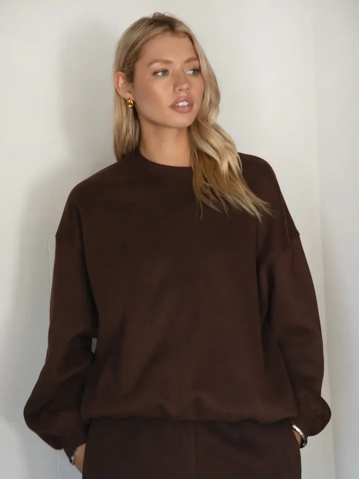 Varsity Plush Fleece Jogger Set