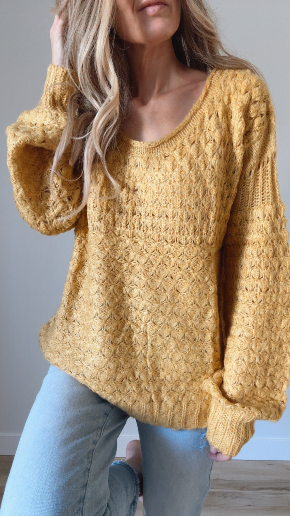 Knitted Boho Sweater