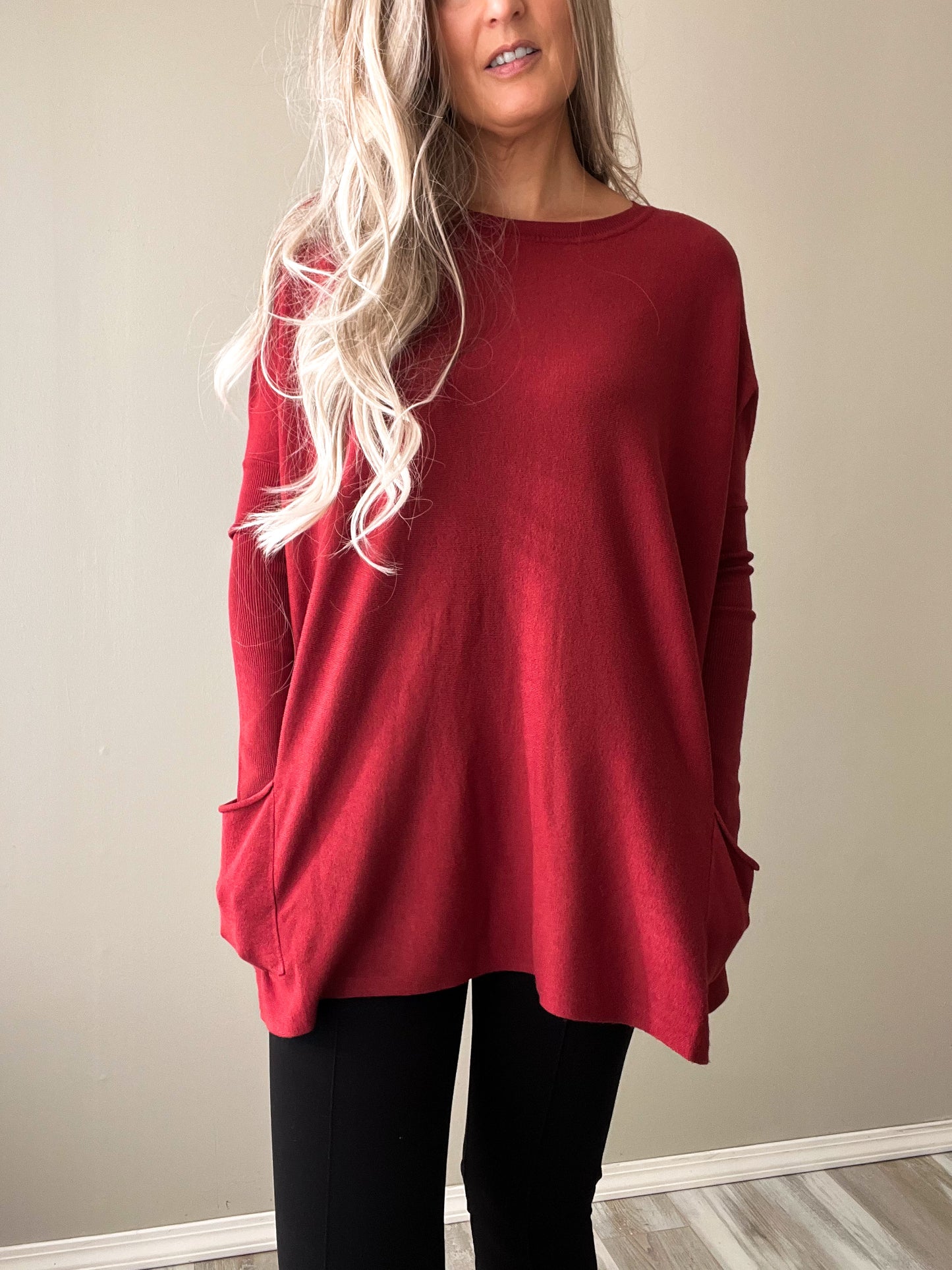 ^< Redwood Pocket Sweater