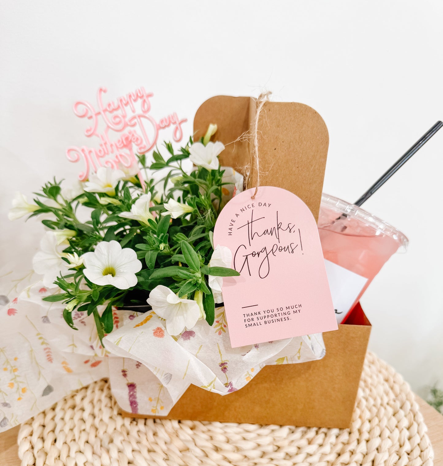 Mothers Day Drink & Flower Special