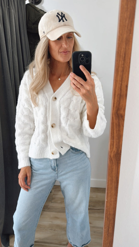 Fuzzy Soft Cozy Knit  Cardigan