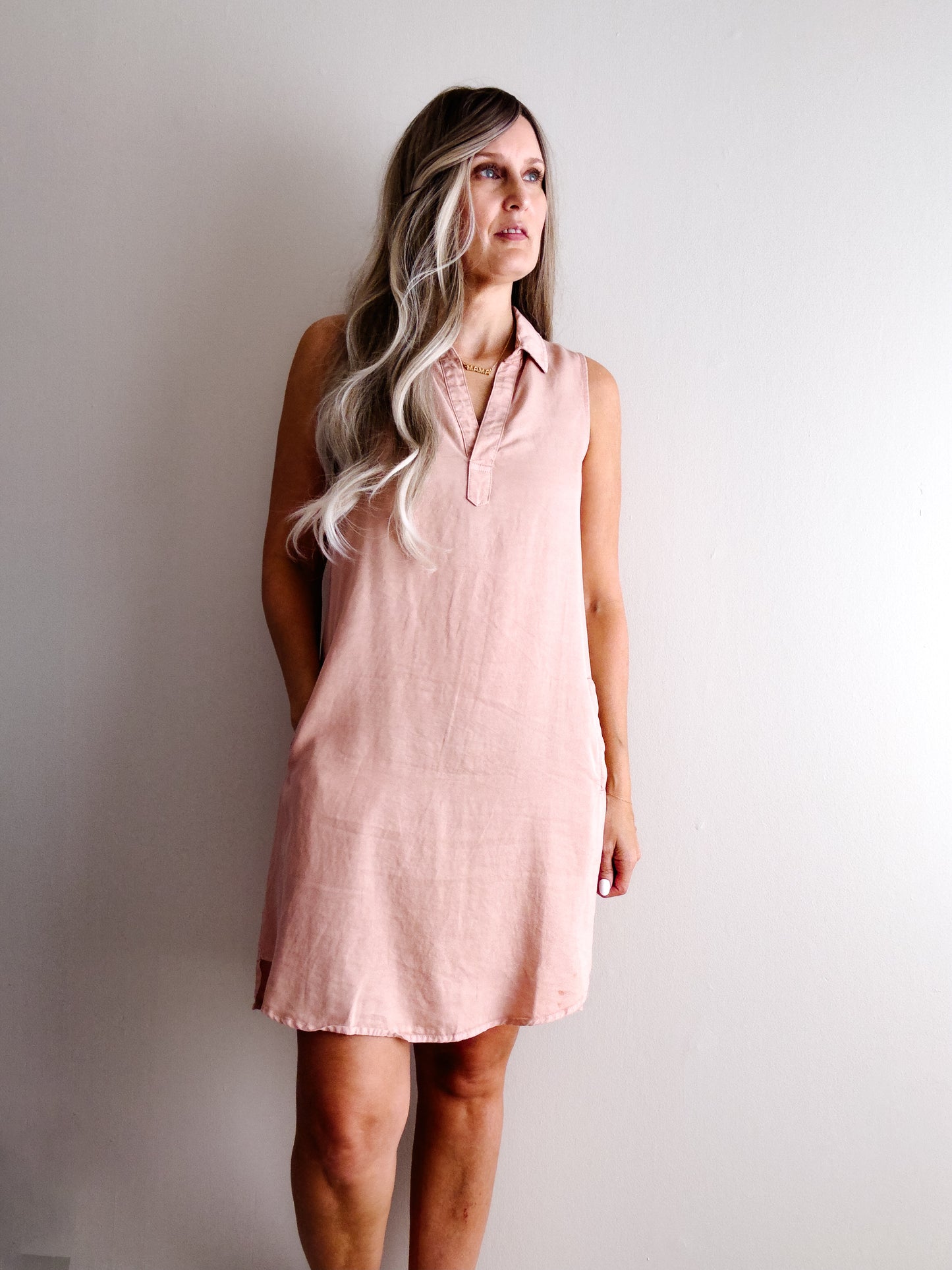 • Dusty Peach Dress