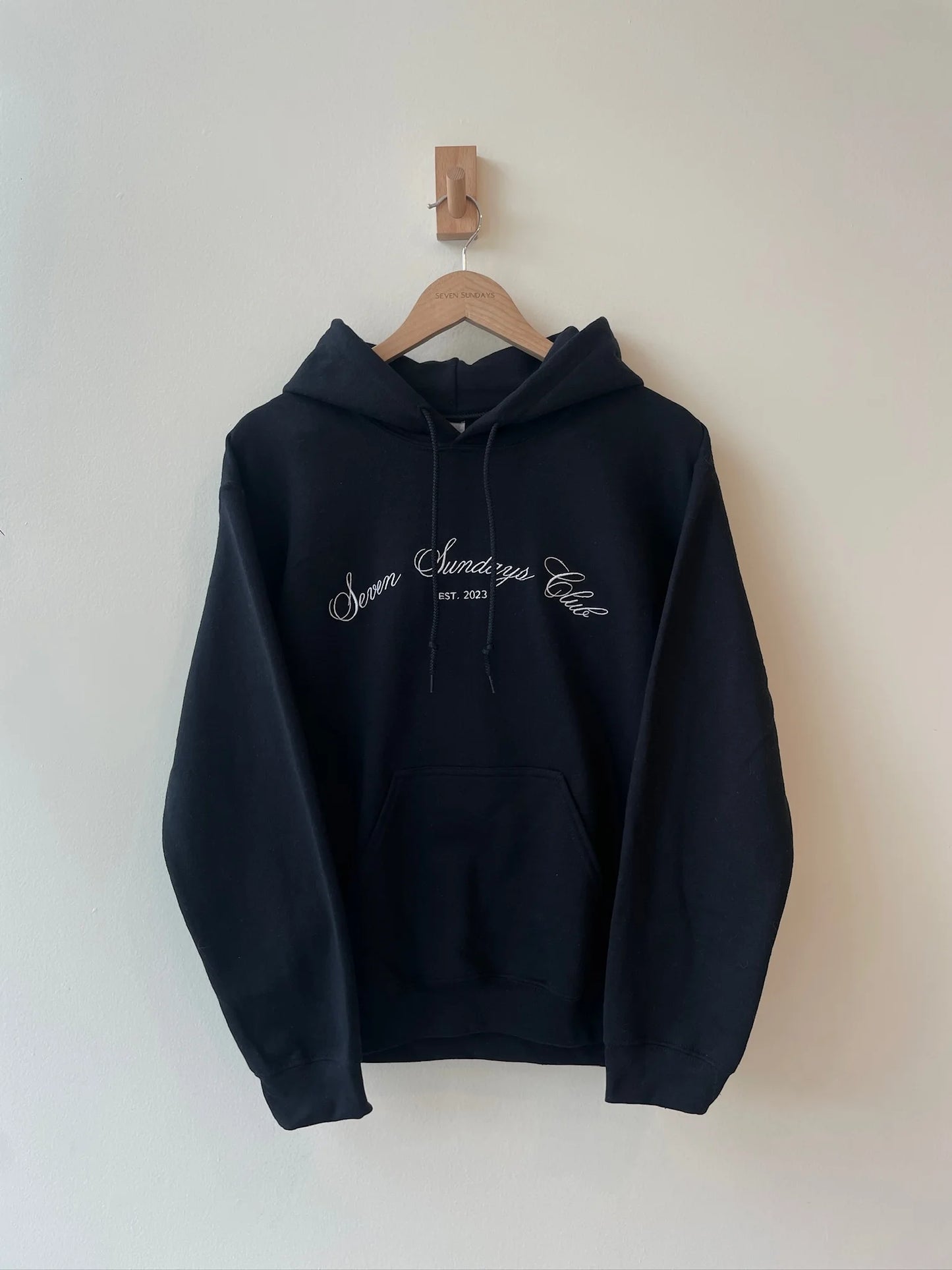 Seven Sundays Club - Black Hoodie