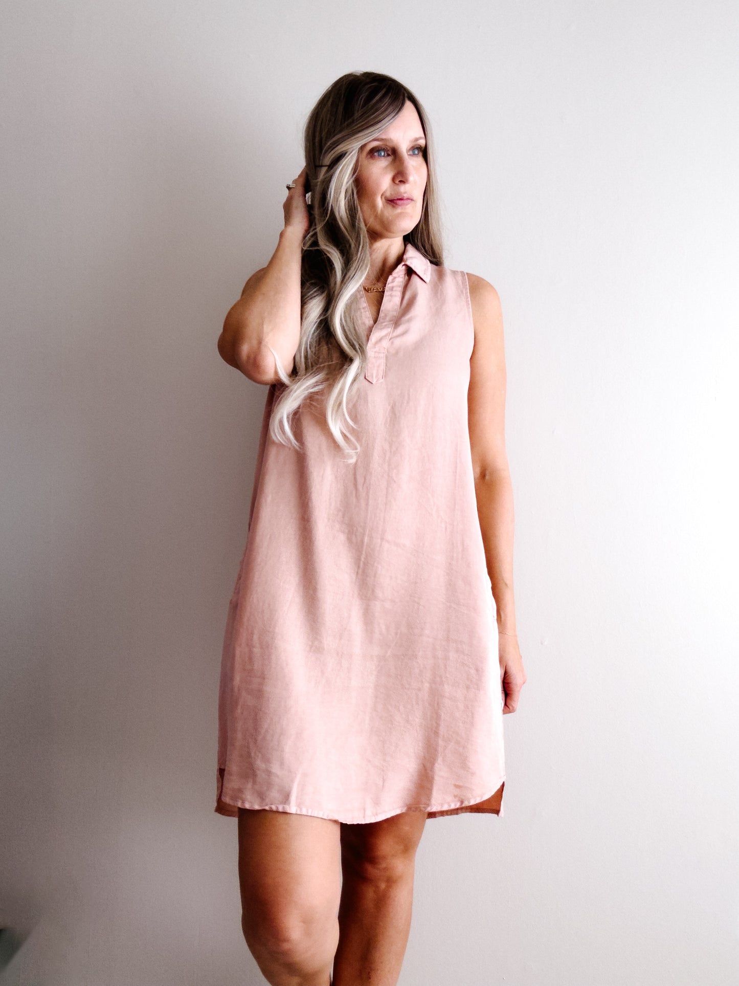 • Dusty Peach Dress