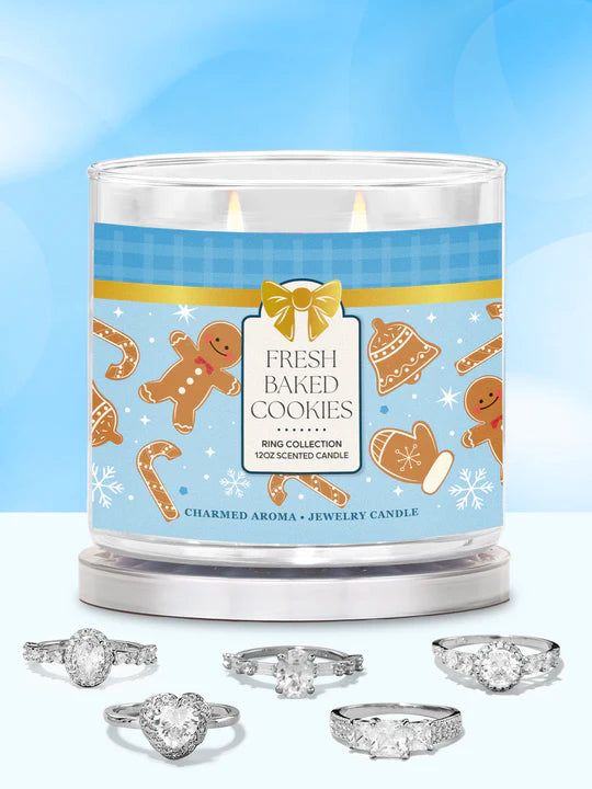 Charmed Aroma Fresh Baked Cookies Candle - Ring Collection