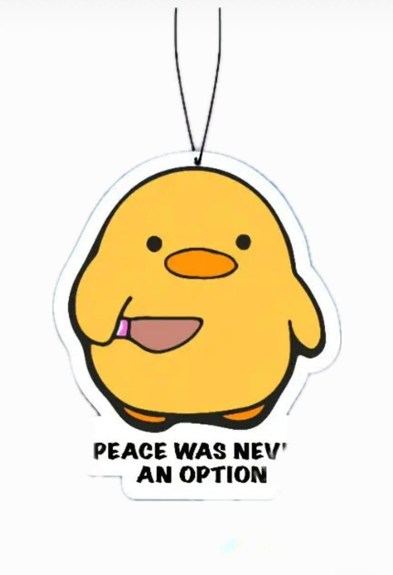 Chicken Peace was Never An Option Car Freshener