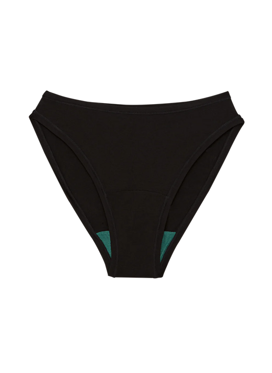 huha Black  High Rise Bikini