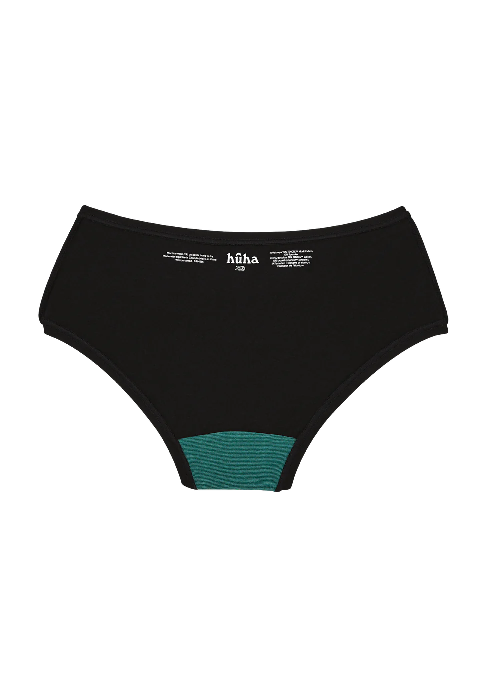 huha Black Hipster Underwear