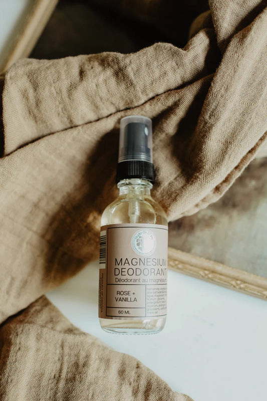 Rose + Vanilla Magnesium Deodorant Spray