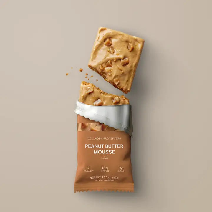Peanut Butter Mousse  Collagen Protein Bar