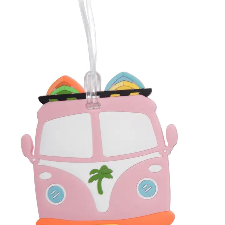 Retro Vw Bus Silicone Luggage Tag