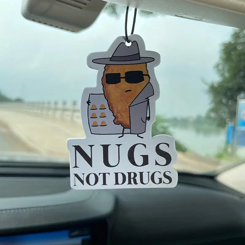 Nugs Not Drugs Car Air Freshener
