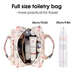 Flamingo Large Toiletry Makeup Bag Organizer Travel Cosmetic Bag