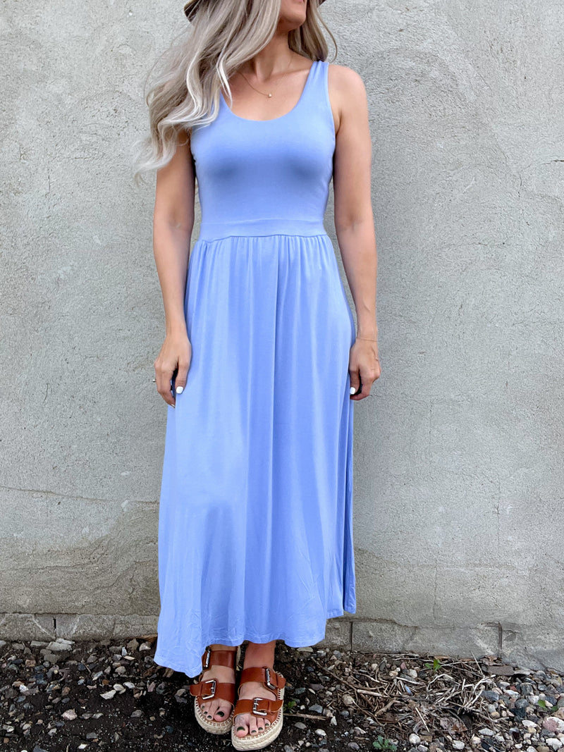 < Jaylin Blue Dress