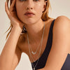 Carol Silver Plated Layered Necklace