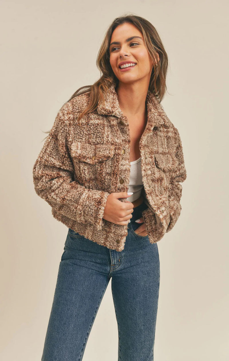 Teddy Bear Sherpa Jacket Zero Clothing Co 