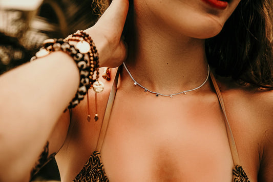 * Silver Truffle necklace